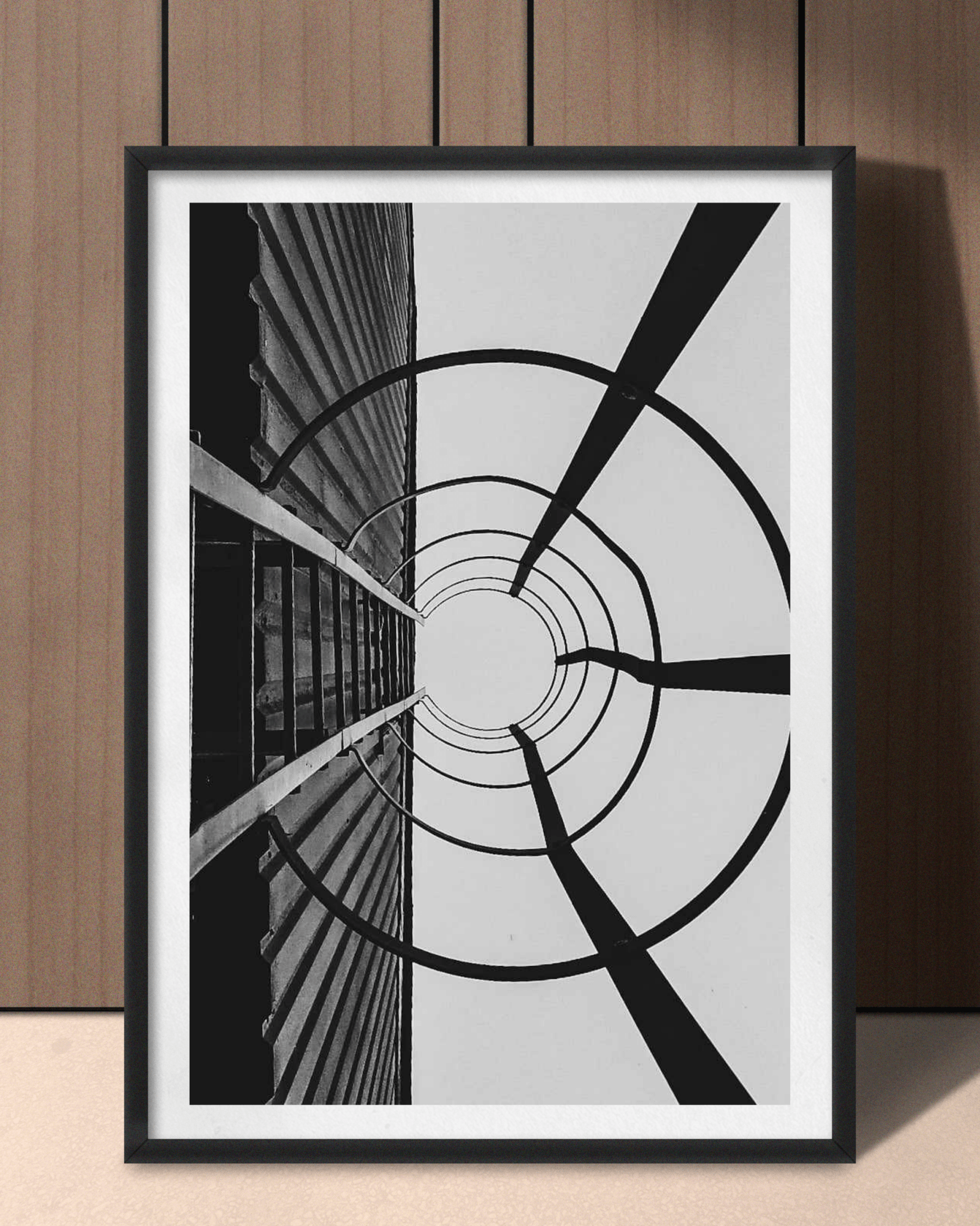 Circular Perspective nordisk kunstplakat fra EKKOVISUALS