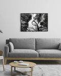 Mellem trækronerne nordisk kunstplakat fra EKKOVISUALS