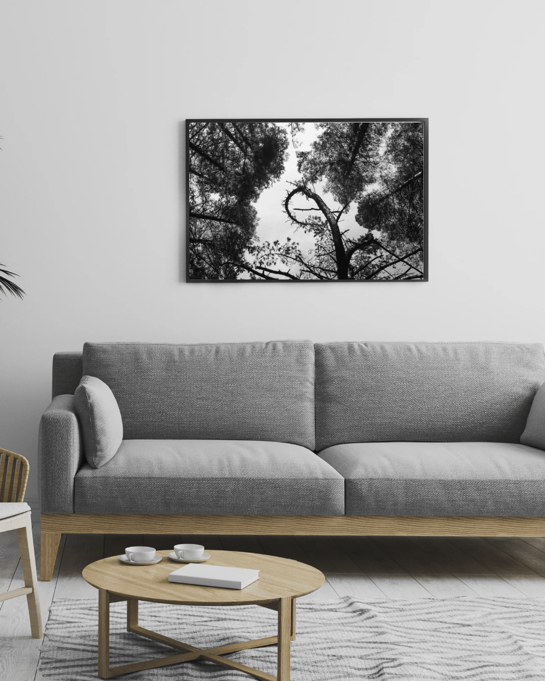 Mellem trækronerne nordisk kunstplakat fra EKKOVISUALS