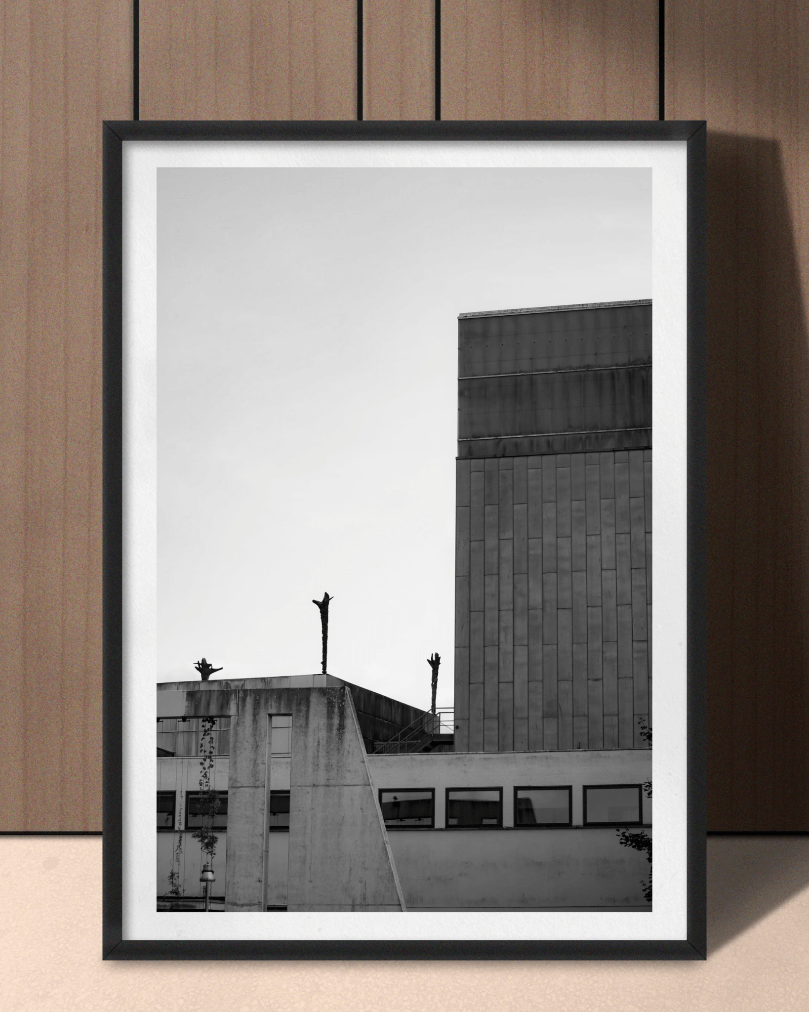 Nordic Structure nordisk kunstplakat fra EKKOVISUALS