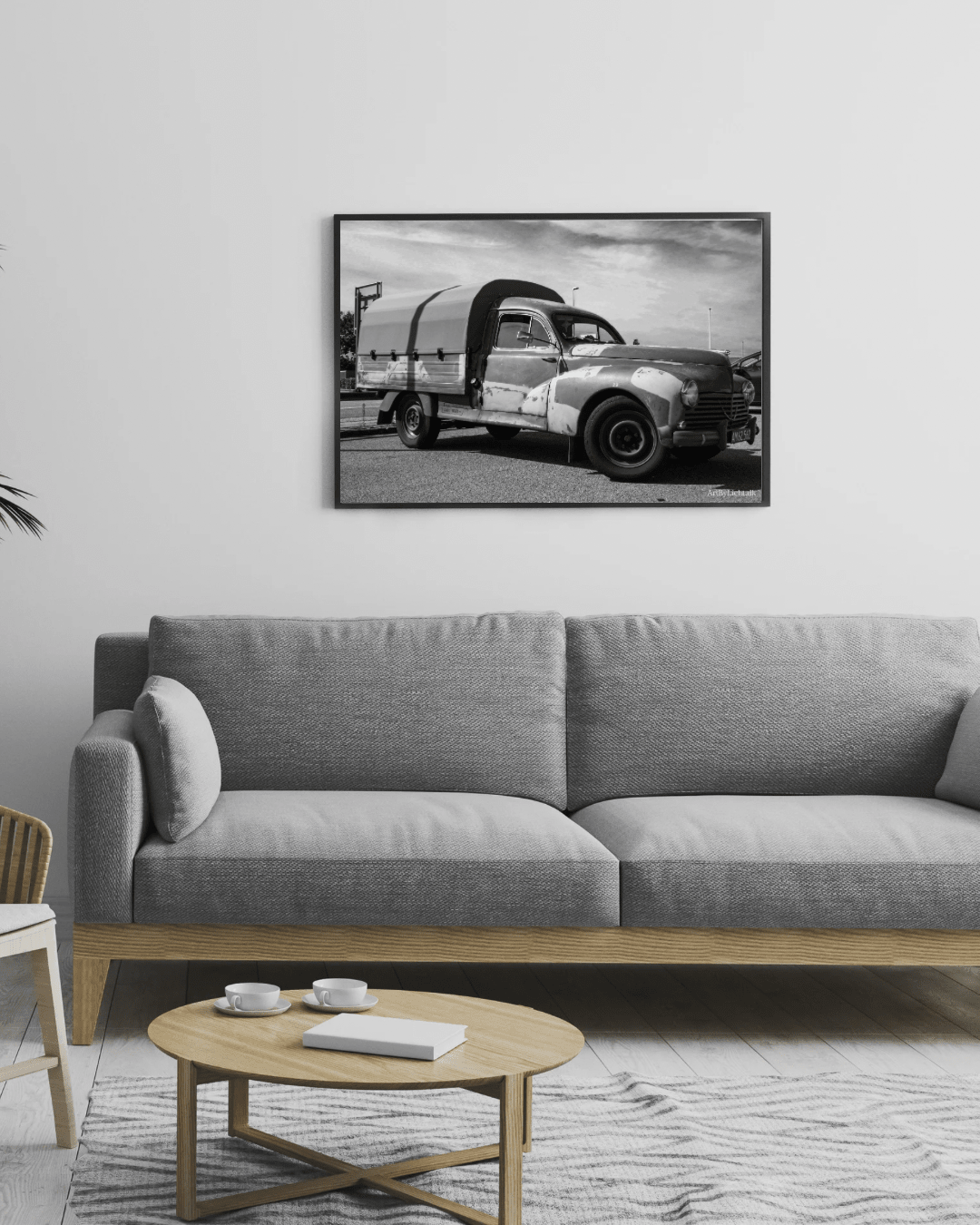 Rå maskinkraft nordisk kunstplakat fra EKKOVISUALS