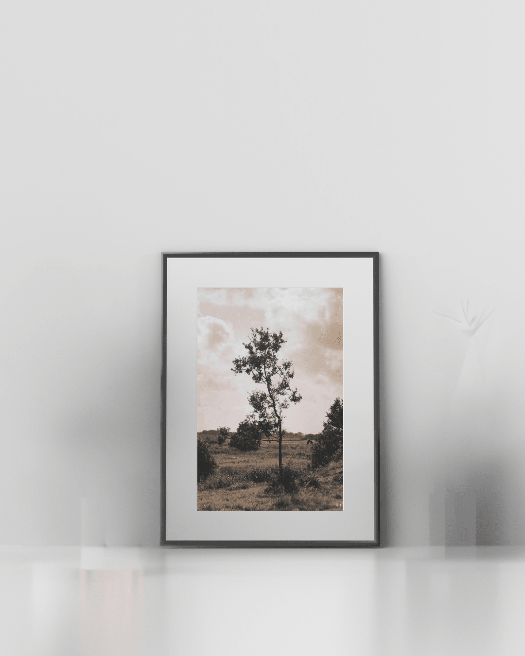 Stilhed i landskabet nordisk kunstplakat fra EKKOVISUALS