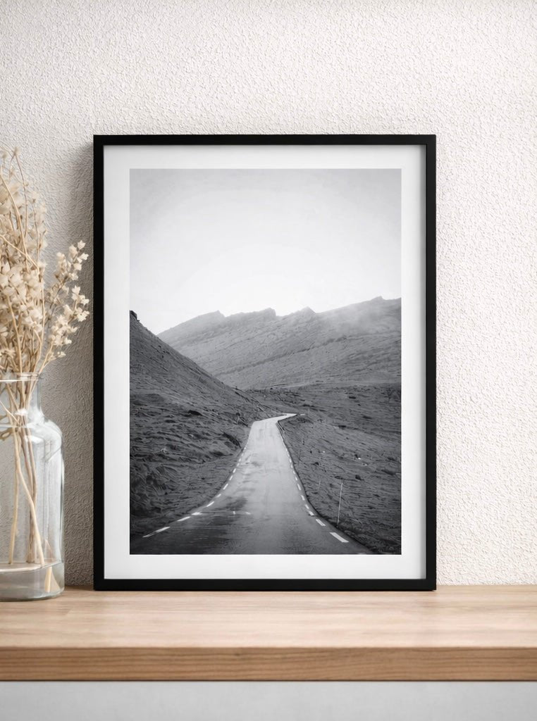Vejen i stilheden nordisk kunstplakat fra EKKOVISUALS