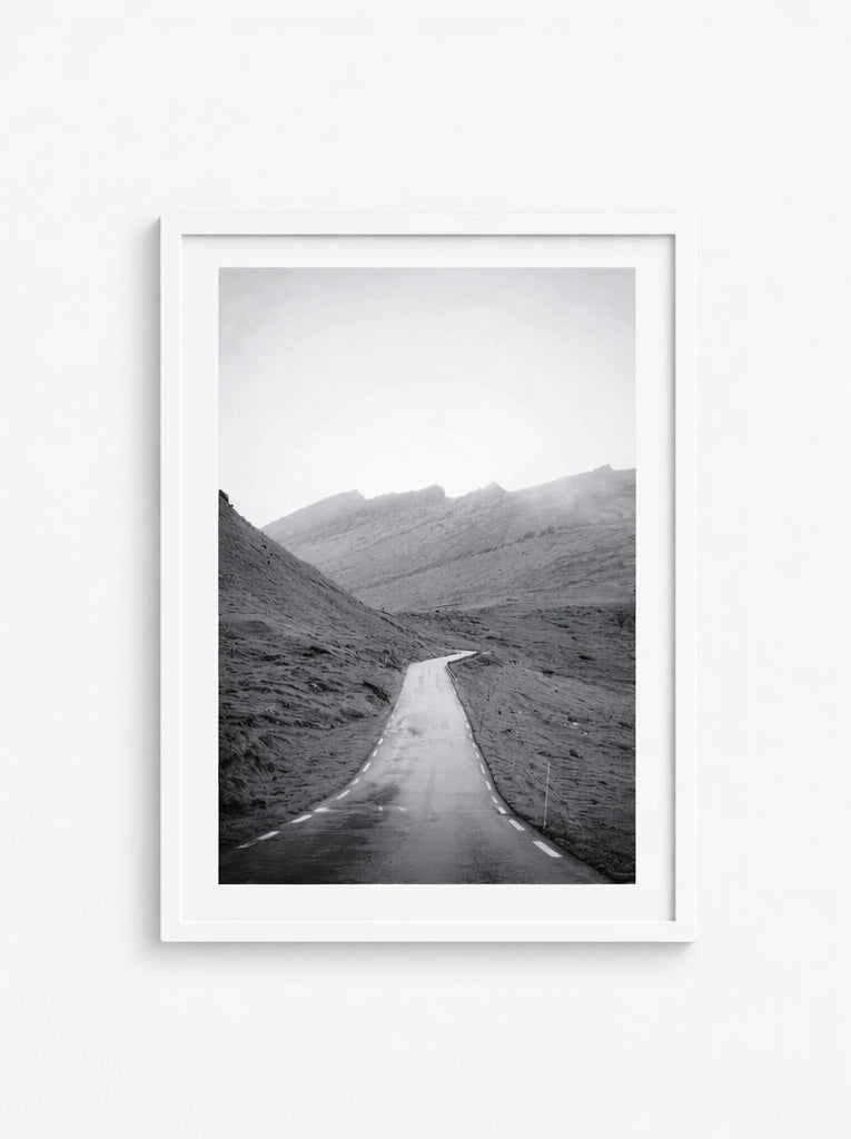 Vejen i stilheden nordisk kunstplakat fra EKKOVISUALS